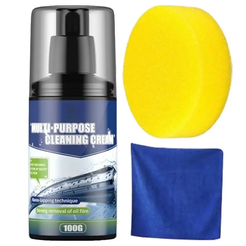 Oil Film Remover For Car Window Car Wash Liquid Multifunctional 100g Auto Glass Cleaner Includes Sponge & Towel For Car Window
Oil Film Remover For Car Window Car Wash Liquid Multifunctional 100g Auto Glass Cleaner Includes Sponge & Towel For Car Window