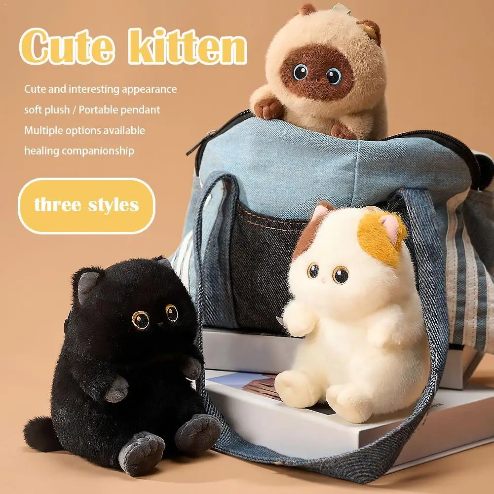 15cm Plush Toys Pendant Cute Cats Stuffed Toy Black White Coffee Cat Keychain Animals Dolls Home Decor Birthday Gifts
15cm Plush Toys Pendant Cute Cats Stuffed Toy Black White Coffee Cat Keychain Animals Dolls Home Decor Birthday Gifts