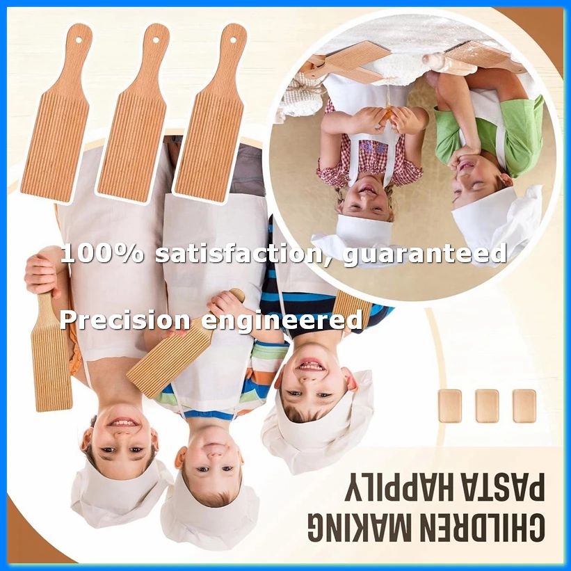 3 Pcs Gnocchi Boards and Wooden Butter Paddles for Rolling Dough 9.1 X 2.8 in Gnocchi Paddle Pasta Making Tools Roller-A63M
3 Pcs Gnocchi Boards and Wooden Butter Paddles for Rolling Dough 9.1 X 2.8 in Gnocchi Paddle Pasta Making Tools Roller-A63M