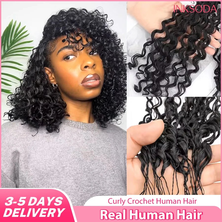 12A Deep Wave Knotless Pre-Separated Crochet Hair Extensions Curly Water Wave Crochet Hair Natural Black Feather Human Hair
12A Deep Wave Knotless Pre-Separated Crochet Hair Extensions Curly Water Wave Crochet Hair Natural Black Feather Human Hair
