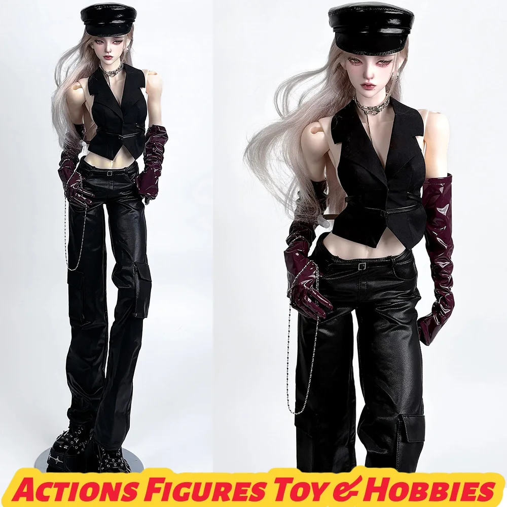 1/3 Scale BJD Dolls Deep-V Neck Backless Suit Vest Black Leather Cargo Pants Clothes Model for dz70 impl68 dz71 Toys DIY
1/3 Scale BJD Dolls Deep-V Neck Backless Suit Vest Black Leather Cargo Pants Clothes Model for dz70 impl68 dz71 Toys DIY