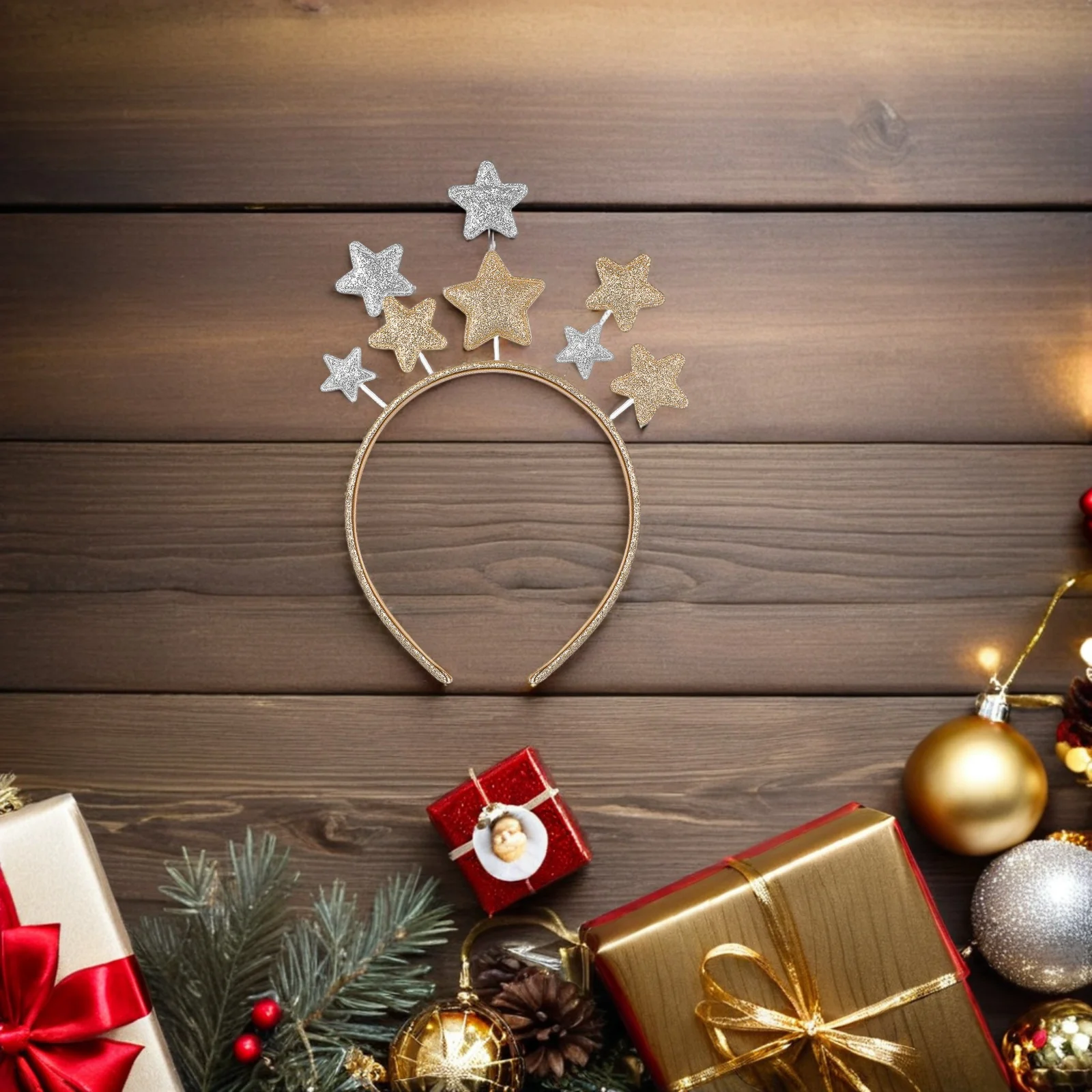 1Pcs Pentagram Headband Premium Material Comfortable Hair Hoop Party Supplies Holiday Festival Cosplay Hair Accessory Christmas
1Pcs Pentagram Headband Premium Material Comfortable Hair Hoop Party Supplies Holiday Festival Cosplay Hair Accessory Christmas