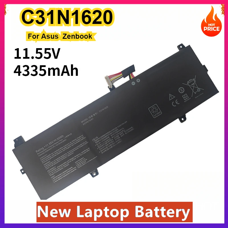 C31N1620 Аккумулятор для ноутбука Asus Zenbook UX430 UX430U UX430UA UX430UAR UX430UN UX430UNR UX430UQ U4100 U4100UN U4100UQ UX3400
C31N1620 Аккумулятор для ноутбука Asus Zenbook UX430 UX430U UX430UA UX430UAR UX430UN UX430UNR UX430UQ U4100 U4100UN U4100UQ UX3400