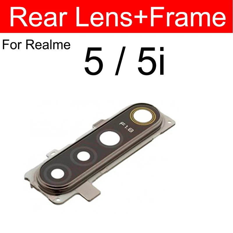 For OPPO Realme 5 5i Back Camera Lens Glass Cover Rear Camera Lens Frame Holder Replacement Parts
For OPPO Realme 5 5i Back Camera Lens Glass Cover Rear Camera Lens Frame Holder Replacement Parts