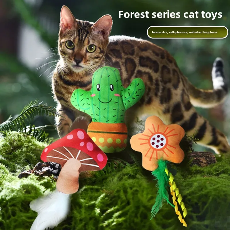 Forest Series cat toys bite-resistant teething kitten plush toys boredom reliever pet supplies hierba gatera bola de pared
Forest Series cat toys bite-resistant teething kitten plush toys boredom reliever pet supplies hierba gatera bola de pared