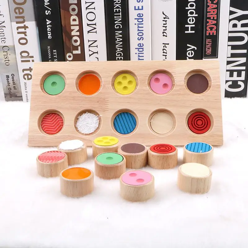 Wooden Montessori Sensory Material Toys For Kids Baby Preschool Educational Memory Tactile Training Color Cognition Children Toy
Wooden Montessori Sensory Material Toys For Kids Baby Preschool Educational Memory Tactile Training Color Cognition Children Toy