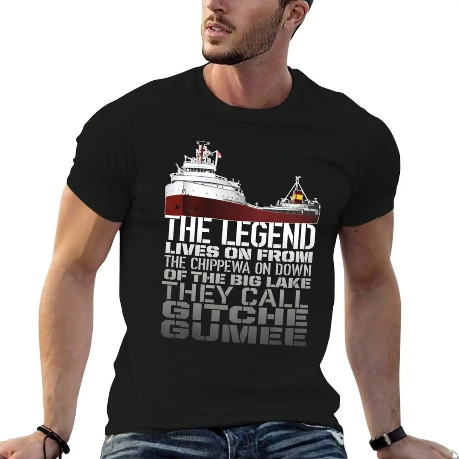 Jessui Men s ss Edmund Fitzgerald T-Shirt t shirts with prints cotton t shirt pack graphic t shirts for man T-shirt
Jessui Men s ss Edmund Fitzgerald T-Shirt t shirts with prints cotton t shirt pack graphic t shirts for man T-shirt