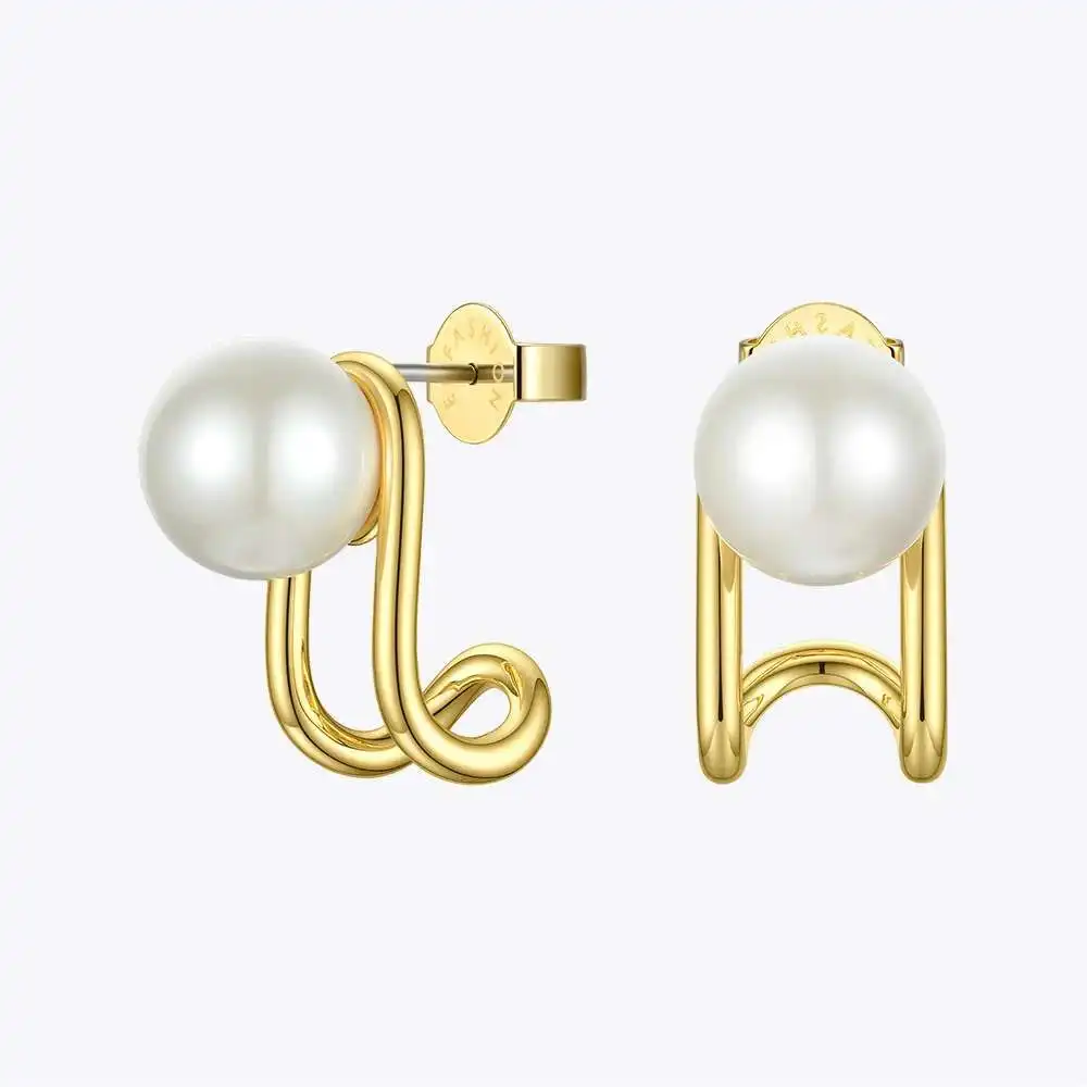 ENFASHION Piercing Pearl Stud Earrings For Women Gold Color Earings Aretes De Mujer Christmas Fashion Jewelry Wholesale E191144
ENFASHION Piercing Pearl Stud Earrings For Women Gold Color Earings Aretes De Mujer Christmas Fashion Jewelry Wholesale E191144