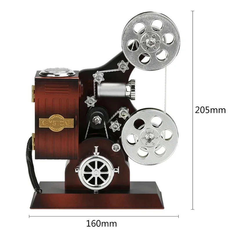 Wind-up Vintage Projector Shaped Music Box Kids Creative Gift Ornament Decor
Wind-up Vintage Projector Shaped Music Box Kids Creative Gift Ornament Decor