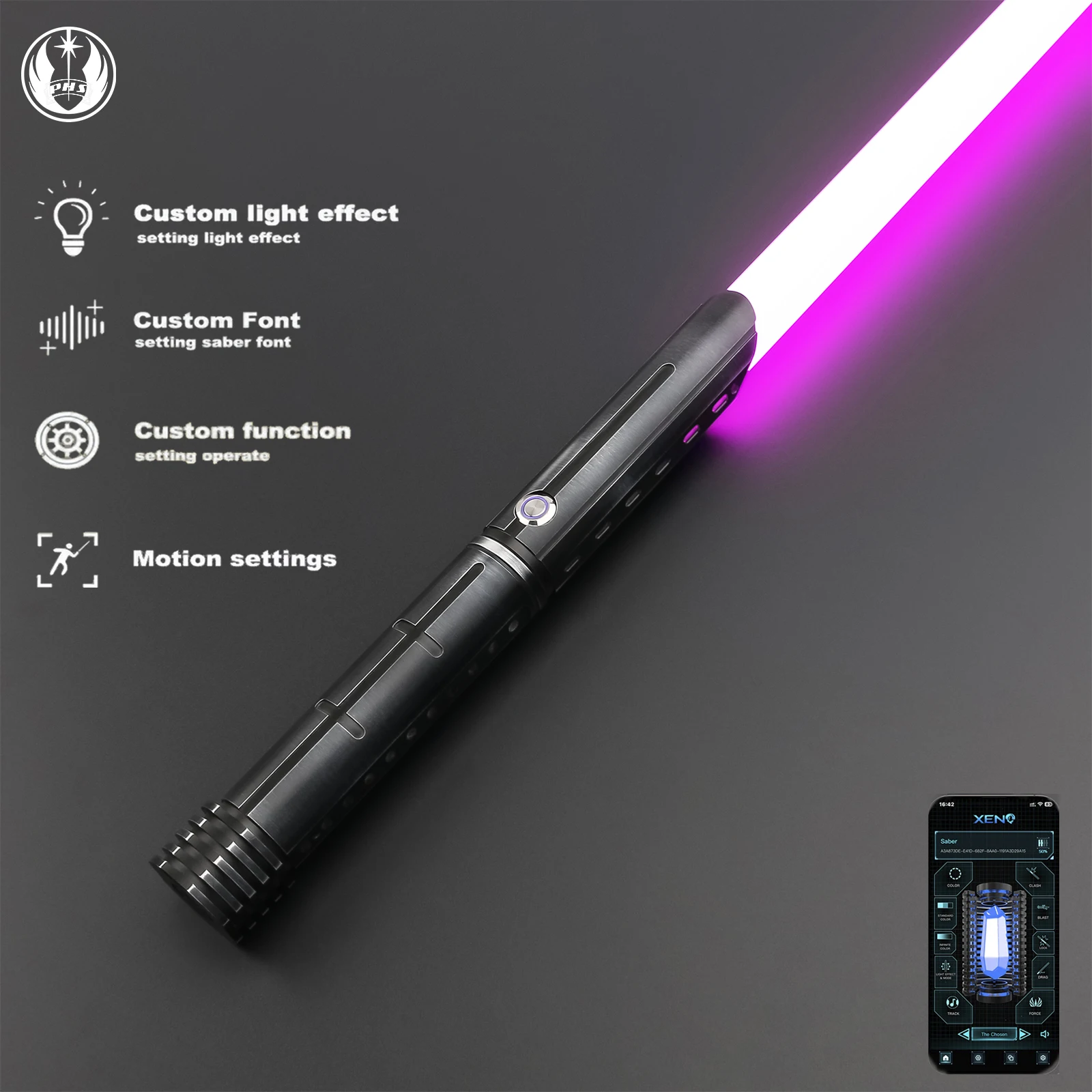 FX Lightsabers- Retro Weathered Handle 32.3 Inch Replace Blade RGB 12 Colors 16 Sound Light Sabers for Adults Kids
FX Lightsabers- Retro Weathered Handle 32.3 Inch Replace Blade RGB 12 Colors 16 Sound Light Sabers for Adults Kids
