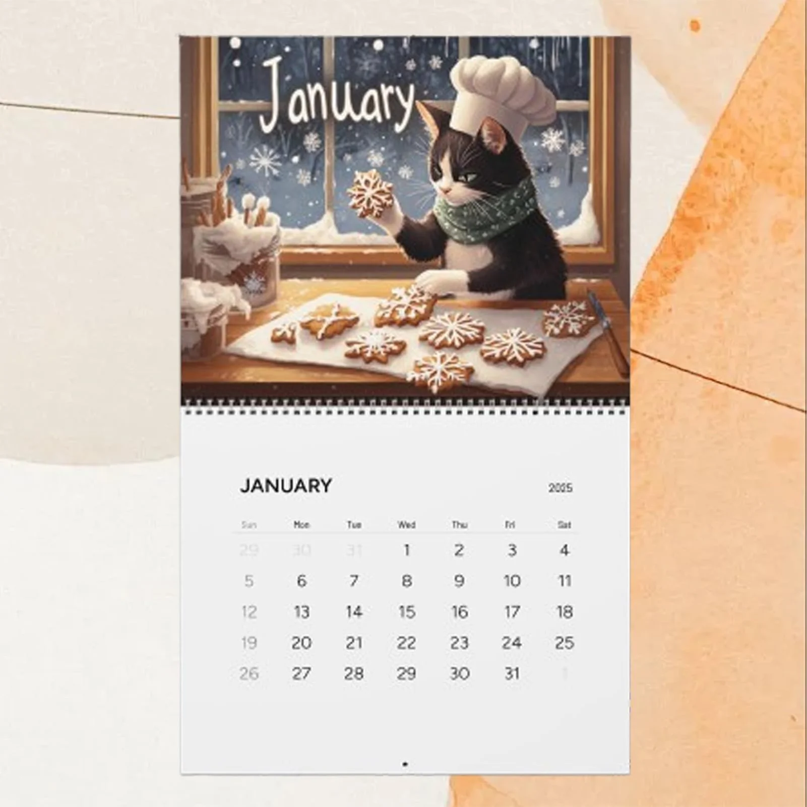 2025 Cooking Cats Calendar Hangable Wall Calendar Family Planner Gifts for Family and Friends
2025 Cooking Cats Calendar Hangable Wall Calendar Family Planner Gifts for Family and Friends