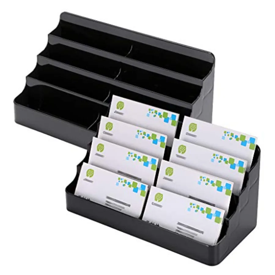 Business Card Holder for Desk- 8 Pocket Acrylic Business Card Display Stand Office Desktop Name Card Organizer, Fits 480Pcs Bus
Business Card Holder for Desk- 8 Pocket Acrylic Business Card Display Stand Office Desktop Name Card Organizer, Fits 480Pcs Bus
