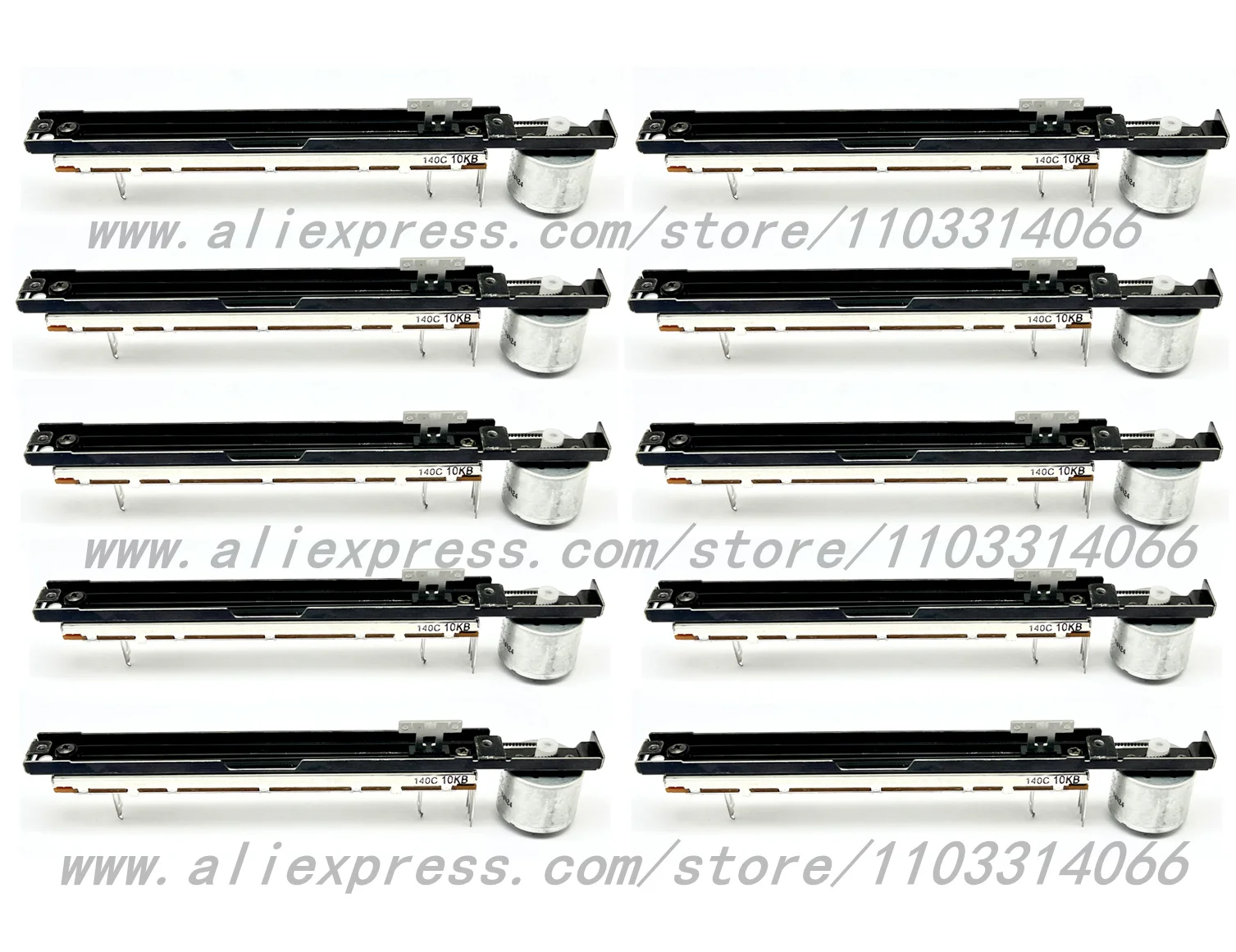 10pcs ALPS Japan Electric Fader Motor straight slide potentiometer B10K Mixer GLD80 QU16 QU18 QU24 slide fader 4pin
10pcs ALPS Japan Electric Fader Motor straight slide potentiometer B10K Mixer GLD80 QU16 QU18 QU24 slide fader 4pin