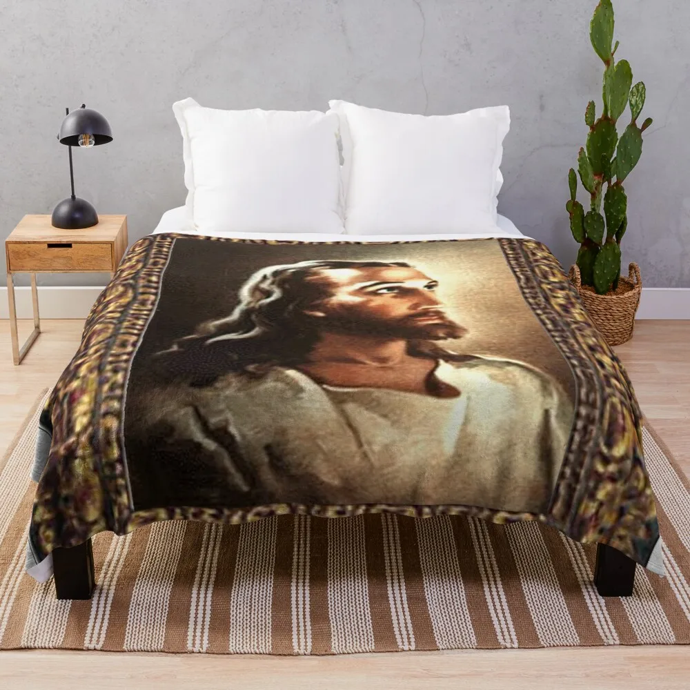 WARNER SALLMAN'S JESUS FRAMED Throw Blanket Plush Fuzzy Cozy Blanket for Couch Sofa
WARNER SALLMAN'S JESUS FRAMED Throw Blanket Plush Fuzzy Cozy Blanket for Couch Sofa