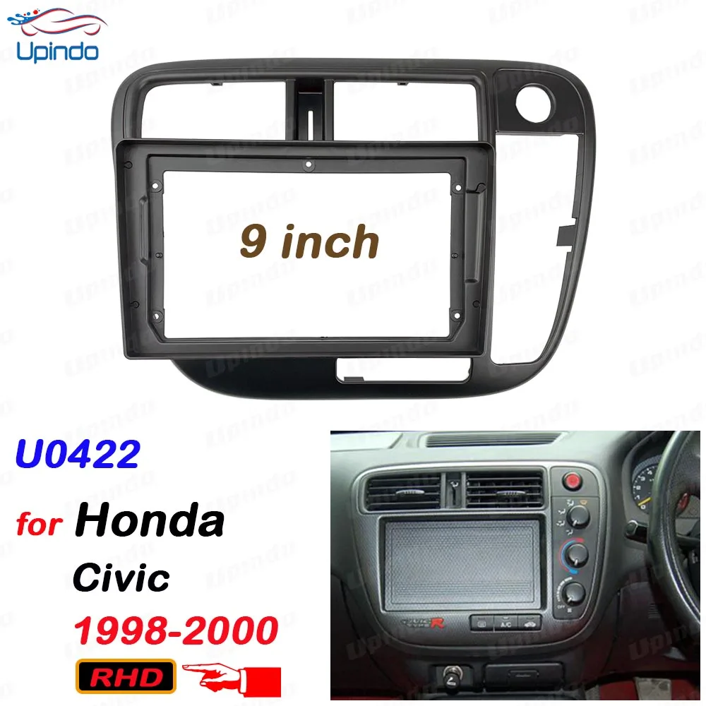 Автомобильные аксессуары, двойная Din 9-дюймовая рамка панели для Honda Civic 1998, Android-радио, аудио-видео, установка крепления на приборной панели
Автомобильные аксессуары, двойная Din 9-дюймовая рамка панели для Honda Civic 1998, Android-радио, аудио-видео, установка крепления на приборной панели
