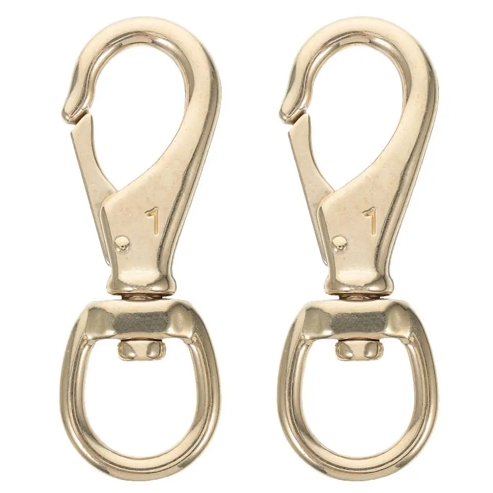 2 Pcs Brass Universal Hook Buckle Swivel Clasps Copper Dog Snap Bag Clips Keychain Trigger Snap Claw Metal Hook Lanyard Purse
2 Pcs Brass Universal Hook Buckle Swivel Clasps Copper Dog Snap Bag Clips Keychain Trigger Snap Claw Metal Hook Lanyard Purse