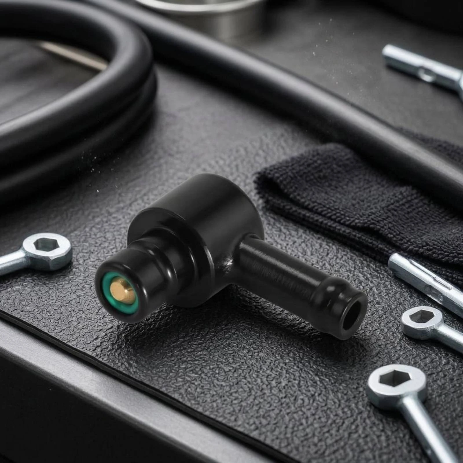 Hose Barb Fitting Green Seal Gasket Angled Connector Cylindrical Fitting Compact Motorcycle Part Black
Hose Barb Fitting Green Seal Gasket Angled Connector Cylindrical Fitting Compact Motorcycle Part Black