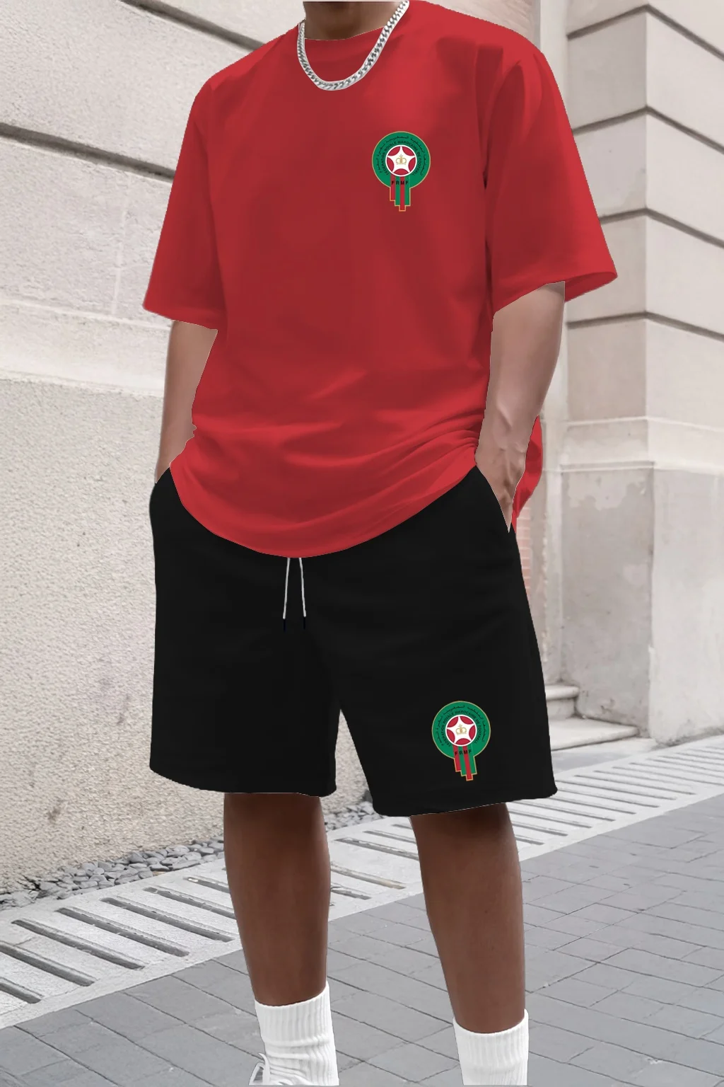 2026 Harajuku T-Shirt Men's Summer Loose Daily Couple Suit Outdoor Street Short Sleeve Shorts Two Piece Men Summer Suit
2026 Harajuku T-Shirt Men's Summer Loose Daily Couple Suit Outdoor Street Short Sleeve Shorts Two Piece Men Summer Suit