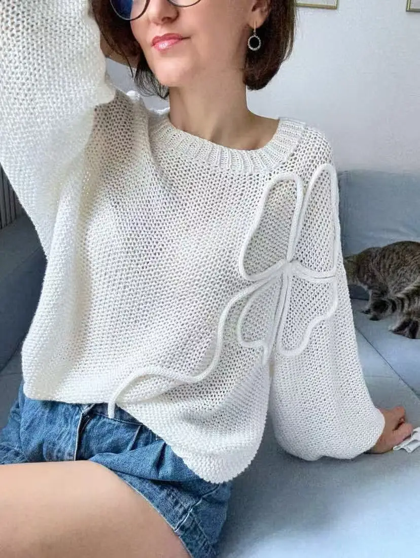 Hollow out Design Knitted Shirt for Women's Summer New Style Lazy Loose Skin Covering Sunscreen Hoodie Round
Hollow out Design Knitted Shirt for Women's Summer New Style Lazy Loose Skin Covering Sunscreen Hoodie Round