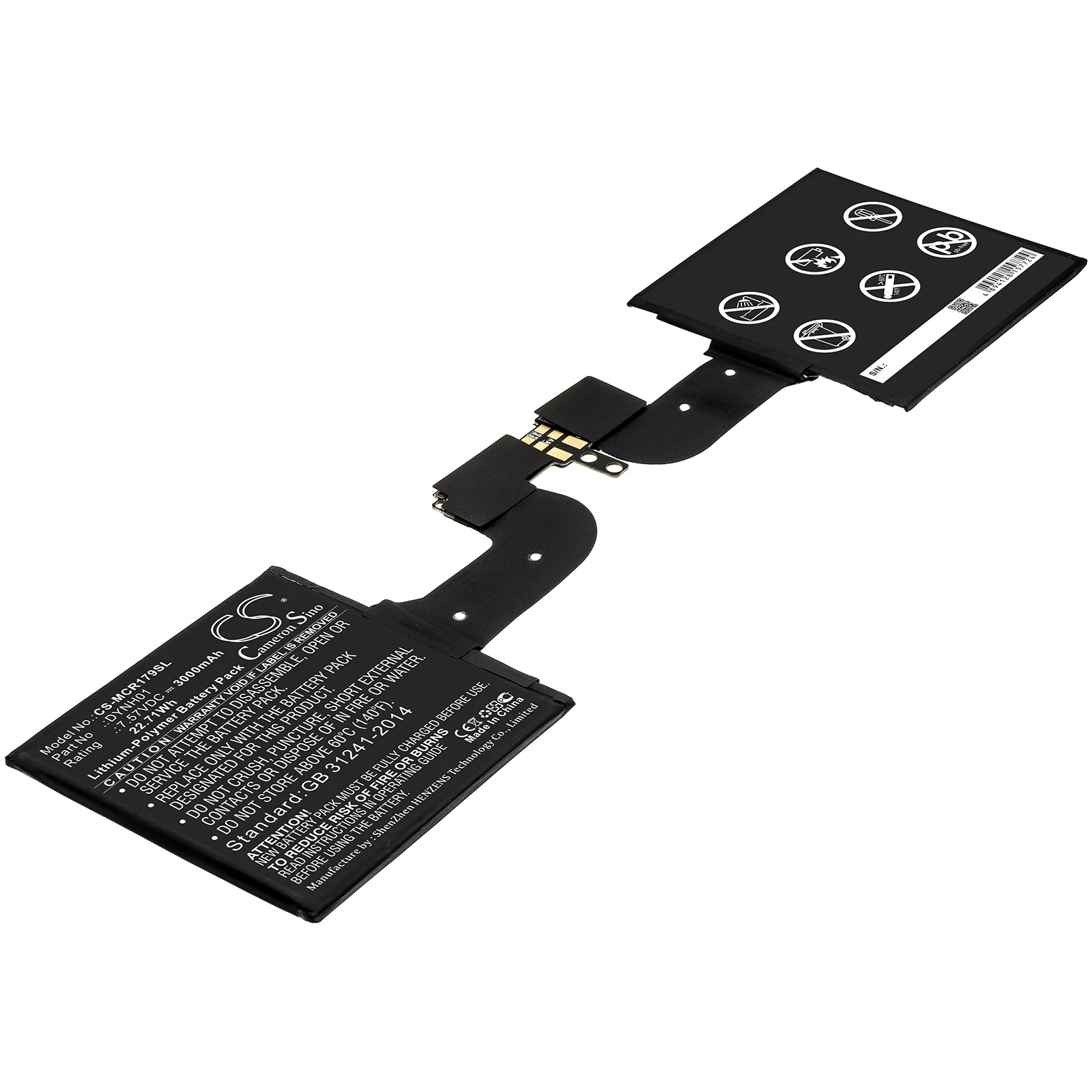 Аккумулятор Cameron Sino для Microsoft DYNH01 Surface Book 2 1793,Surface Book 2 1793 15 3000 мАч/Вт/ч
Аккумулятор Cameron Sino для Microsoft DYNH01 Surface Book 2 1793,Surface Book 2 1793 15 3000 мАч/Вт/ч