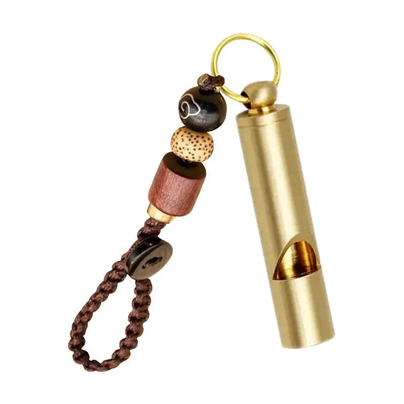 Brass Survival Whistle Vintage Brass Whistle For Coaches Auspicious Car Keychains Pendant Multifunctional Outdoor Survival Tool
Brass Survival Whistle Vintage Brass Whistle For Coaches Auspicious Car Keychains Pendant Multifunctional Outdoor Survival Tool
