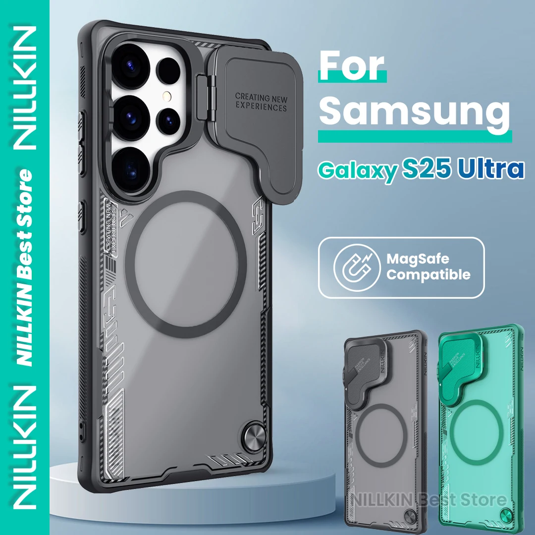 Чехол Nillkin для Samsung Galaxy S25 Ultra, магнитный чехол для объектива Magsafe, полуцветный полупрозрачный противоударный жесткий чехол с подставкой
Чехол Nillkin для Samsung Galaxy S25 Ultra, магнитный чехол для объектива Magsafe, полуцветный полупрозрачный противоударный жесткий чехол с подставкой