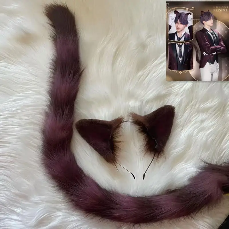 Love and Deepspace Rafayel Halloween Cosplay Set Anime Fluffy Cute Cat Wolf Ear Tail Hair Animal Lolita Party Show
Love and Deepspace Rafayel Halloween Cosplay Set Anime Fluffy Cute Cat Wolf Ear Tail Hair Animal Lolita Party Show