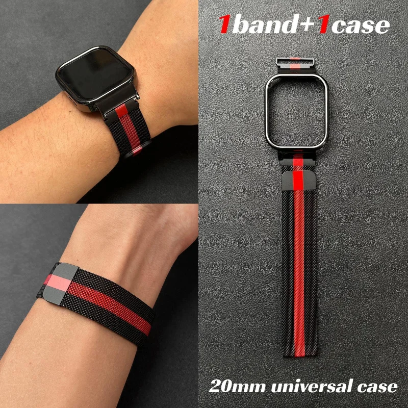 Набор из 2 ремешков + чехлов для Huawei Fit3/Fit4/Fit4 Pro, двухцветная миланская магнитная петля из нержавеющей стали, регулируемый деловой стиль
Набор из 2 ремешков + чехлов для Huawei Fit3/Fit4/Fit4 Pro, двухцветная миланская магнитная петля из нержавеющей стали, регулируемый деловой стиль