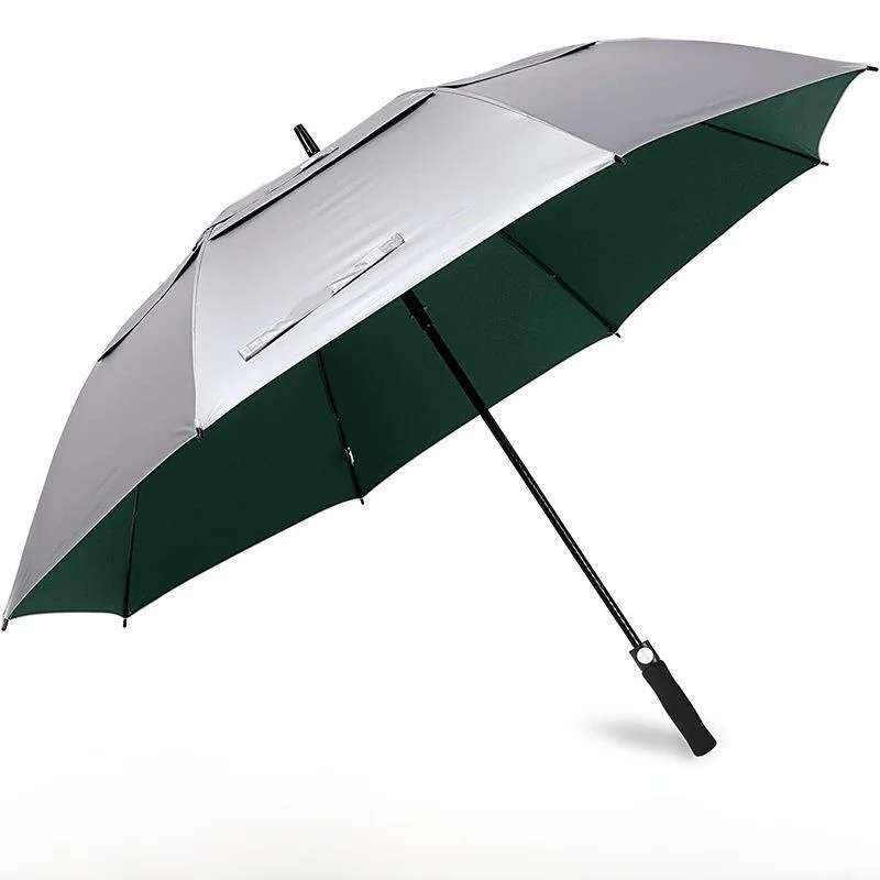 Titanium Silver Sunshade Umbrella UV Protection Golf Umbrella Straight Handle Fiber Sun Blocking Rain And Sun Dual Purpose
Titanium Silver Sunshade Umbrella UV Protection Golf Umbrella Straight Handle Fiber Sun Blocking Rain And Sun Dual Purpose