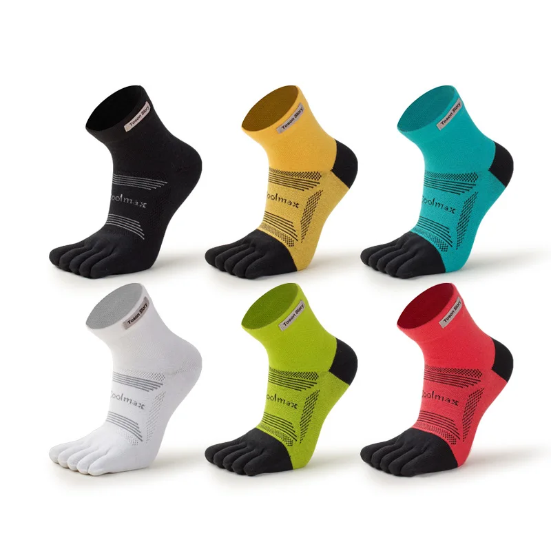 1 Pairs Men's Five Finger Socks Anti-friction Sweat-absorbent Breathable Marathon Running Socks Outdoor Tennis Split Toe Socks
1 Pairs Men's Five Finger Socks Anti-friction Sweat-absorbent Breathable Marathon Running Socks Outdoor Tennis Split Toe Socks