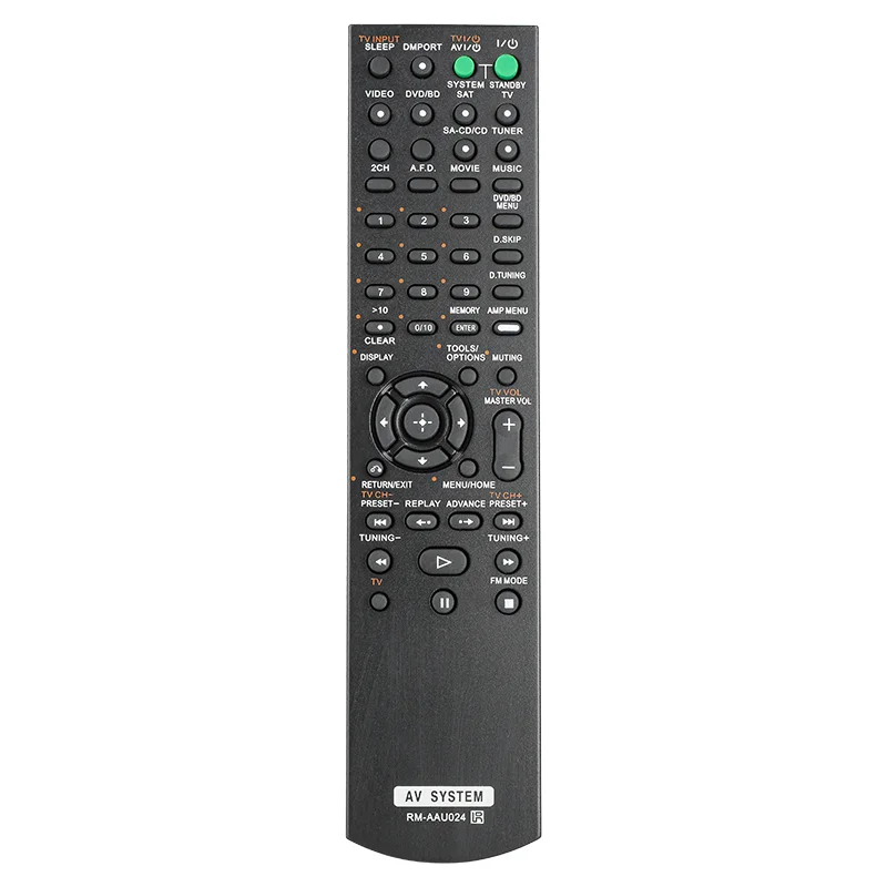 RM-AAU024 RMAAU024 Remote Control Compatible with Sony Home Theater AV Receiver STR-KM5000 RM-AAU025 HTSS2300 STR-DG720
RM-AAU024 RMAAU024 Remote Control Compatible with Sony Home Theater AV Receiver STR-KM5000 RM-AAU025 HTSS2300 STR-DG720