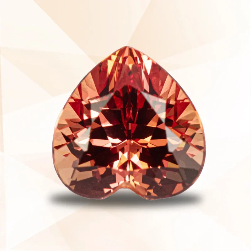 Lab Grown Sapphire Sunset Orange Color Heart Shape Charm Stones for Diy Jewelry Making Bracelet Ring Selectable AGL Certificate
Lab Grown Sapphire Sunset Orange Color Heart Shape Charm Stones for Diy Jewelry Making Bracelet Ring Selectable AGL Certificate