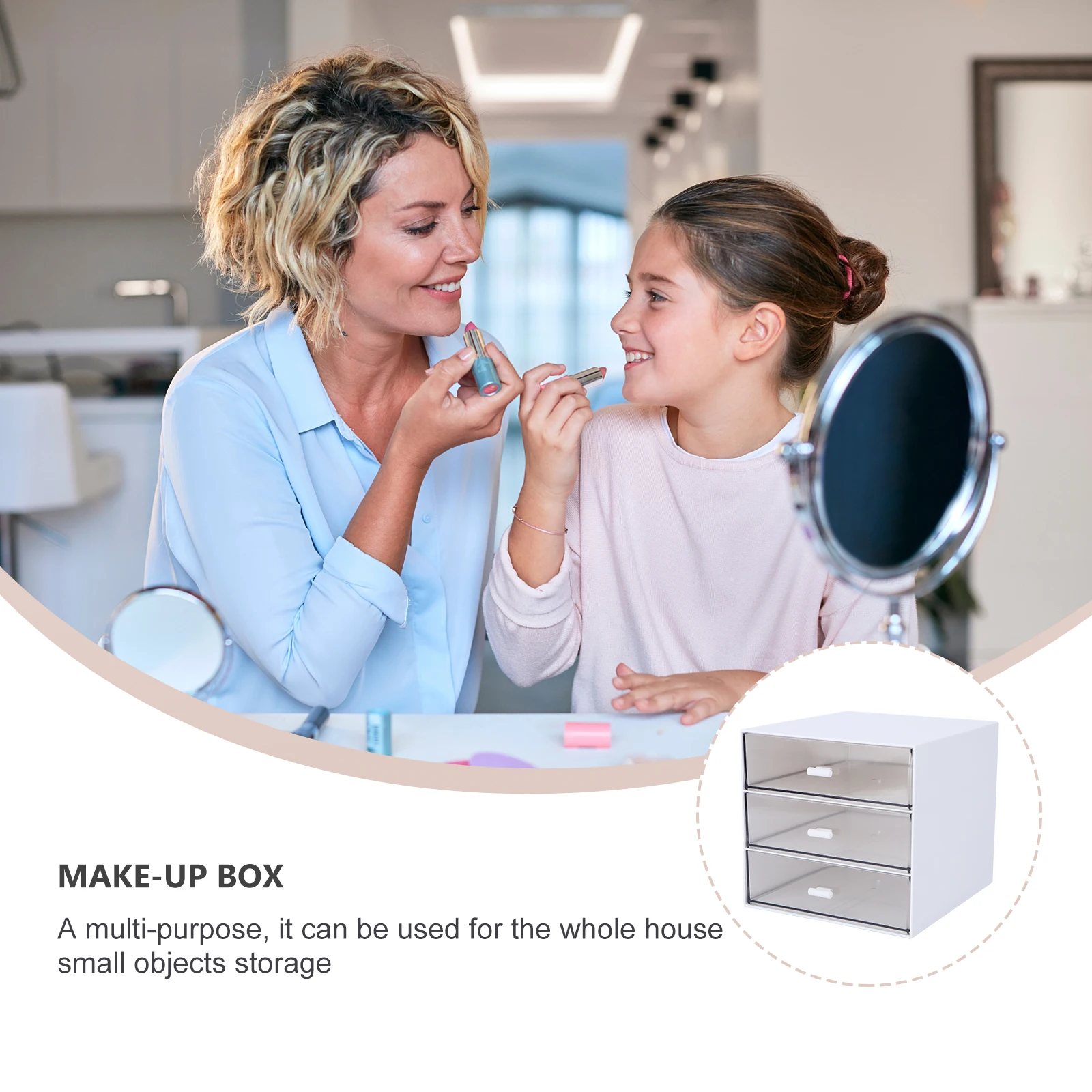 Makeup Box Drawer Cosmetics Storage Container Sundries Multi-layer Organizer Pp Rack Student
Makeup Box Drawer Cosmetics Storage Container Sundries Multi-layer Organizer Pp Rack Student