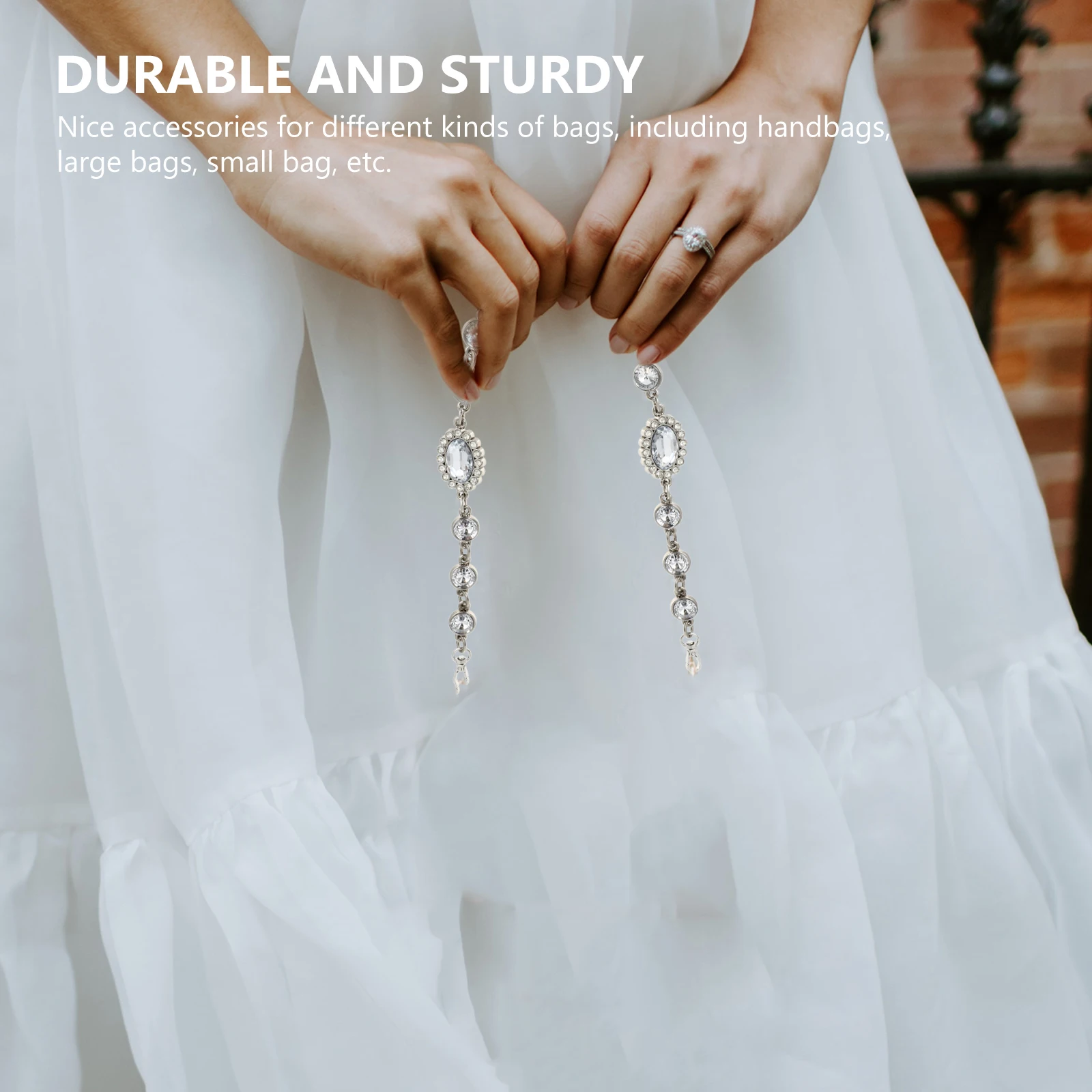 Zinc Alloy Imitation Diamond Bag Chain Replacement Strap Lightweight Durable Craftsmanship Women Accessories
Zinc Alloy Imitation Diamond Bag Chain Replacement Strap Lightweight Durable Craftsmanship Women Accessories