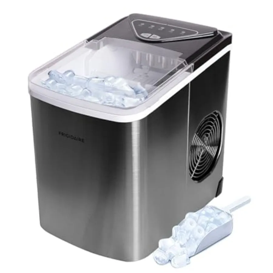 EFIC123-SS Counter Top Ice Maker 26 lbs Ice per Day Stainless Steel Home Kitchen Use
EFIC123-SS Counter Top Ice Maker 26 lbs Ice per Day Stainless Steel Home Kitchen Use