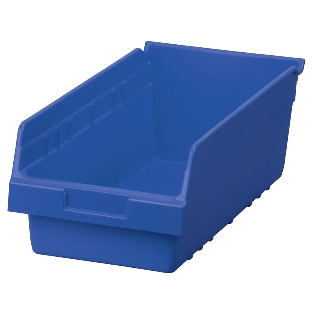 30088 Shelfmax Plastic Nesting Shelf Bin Box, 18-Inch L By 8-Inch W By 6-Inch H, Blue, Case Of 8
30088 Shelfmax Plastic Nesting Shelf Bin Box, 18-Inch L By 8-Inch W By 6-Inch H, Blue, Case Of 8