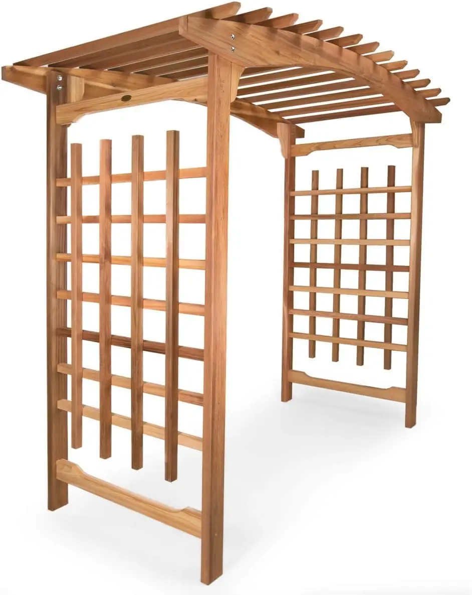 8-Foot Pagoda Arbor Garden Arch Trellis for Climbing Plants, Transform Garden or Patio Spaces, Made from Premium, Customized
8-Foot Pagoda Arbor Garden Arch Trellis for Climbing Plants, Transform Garden or Patio Spaces, Made from Premium, Customized