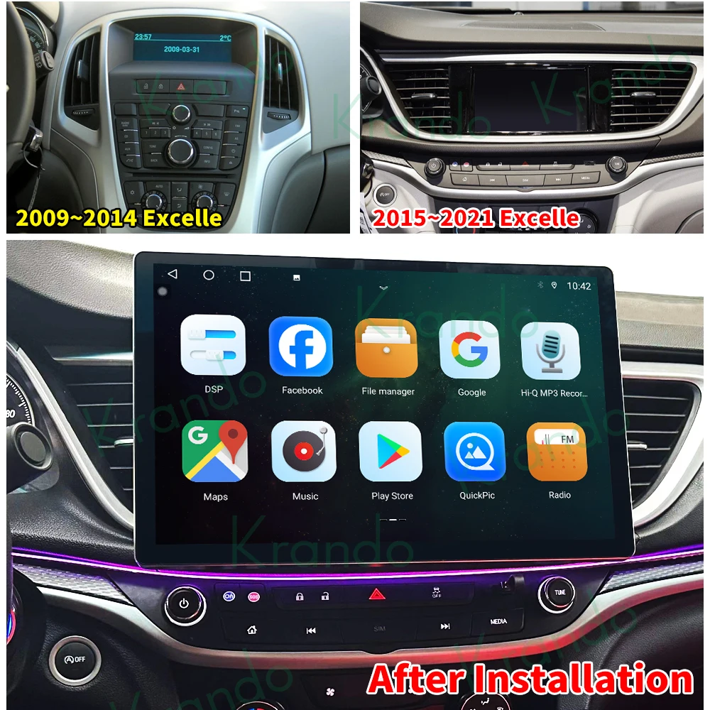 Krando 13,3‘’ Android Car Screen For Buick Excelle Autoradio Multimedia DVD Player Wireless Carplay GPS Navigation Head Unit
Krando 13,3‘’ Android Car Screen For Buick Excelle Autoradio Multimedia DVD Player Wireless Carplay GPS Navigation Head Unit