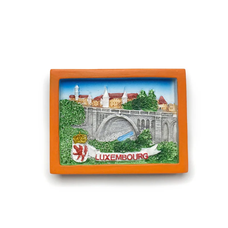 Luxembourg Souvenir 3D Resin Fridge Magnet with Castle And Viaduct Design Strong Magnetic Home Decor Cute Item for Refrigerator
Luxembourg Souvenir 3D Resin Fridge Magnet with Castle And Viaduct Design Strong Magnetic Home Decor Cute Item for Refrigerator