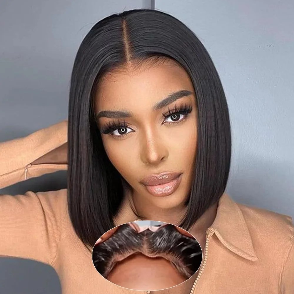 Wear And Go Glueless Wigs Human Hair Preplucked Closure Bob Wigs Human Hair Ready To Wear Straight Hd Lace Front Wigs For Women
Wear And Go Glueless Wigs Human Hair Preplucked Closure Bob Wigs Human Hair Ready To Wear Straight Hd Lace Front Wigs For Women