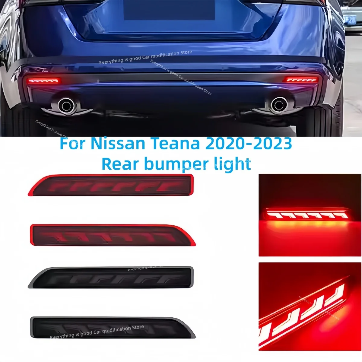For Nissan Teana Altima Rear bumper light Modification Brake lights Flowing light Turn signals Driving light Automobile parts
For Nissan Teana Altima Rear bumper light Modification Brake lights Flowing light Turn signals Driving light Automobile parts