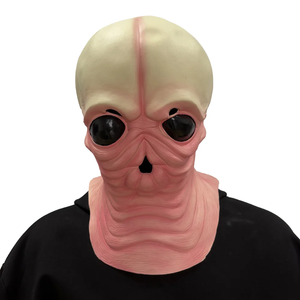 Realistic Pink Alien Mask Cosplay Big Eyes Space Creature UFO Latex Helmet Halloween Carnival Party Costume Props
Realistic Pink Alien Mask Cosplay Big Eyes Space Creature UFO Latex Helmet Halloween Carnival Party Costume Props