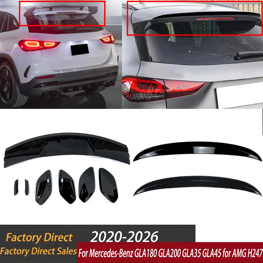 Car Spoiler Wing for Mercedes-Benz H247 2020-2026 GLA180 GLA200 GLA35 GLA45 for AMG Rear Roof Splitter Lips Accessories Tuning
Car Spoiler Wing for Mercedes-Benz H247 2020-2026 GLA180 GLA200 GLA35 GLA45 for AMG Rear Roof Splitter Lips Accessories Tuning