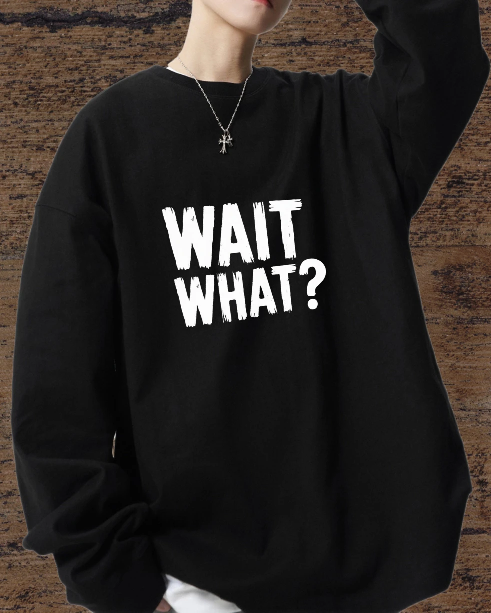 Футболка для мужчин, осенний трикотаж High Street с длинными рукавами, футболка с рисунком Wait What Running, дышащая футболка с принтом, дышащая, базовая
Футболка для мужчин, осенний трикотаж High Street с длинными рукавами, футболка с рисунком Wait What Running, дышащая футболка с принтом, дышащая, базовая