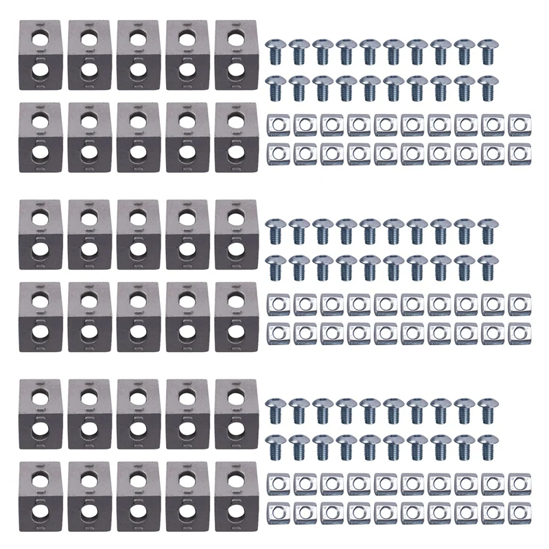 150Pcs Corner Bracket 2020 Series Aluminum Profile Connector Set For 6Mm Slot Aluminum Profile Accessories
150Pcs Corner Bracket 2020 Series Aluminum Profile Connector Set For 6Mm Slot Aluminum Profile Accessories