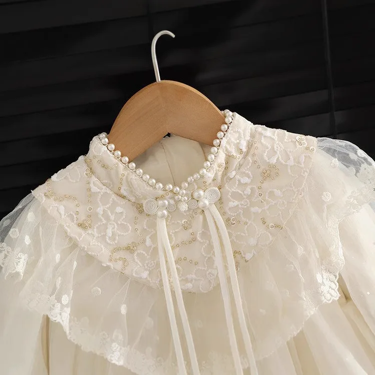 Юбка принцессы для девочек, весна-осень 2023, новый стиль, китайская юбка ханьфу для девочек, детское платье для одного года
Юбка принцессы для девочек, весна-осень 2023, новый стиль, китайская юбка ханьфу для девочек, детское платье для одного года