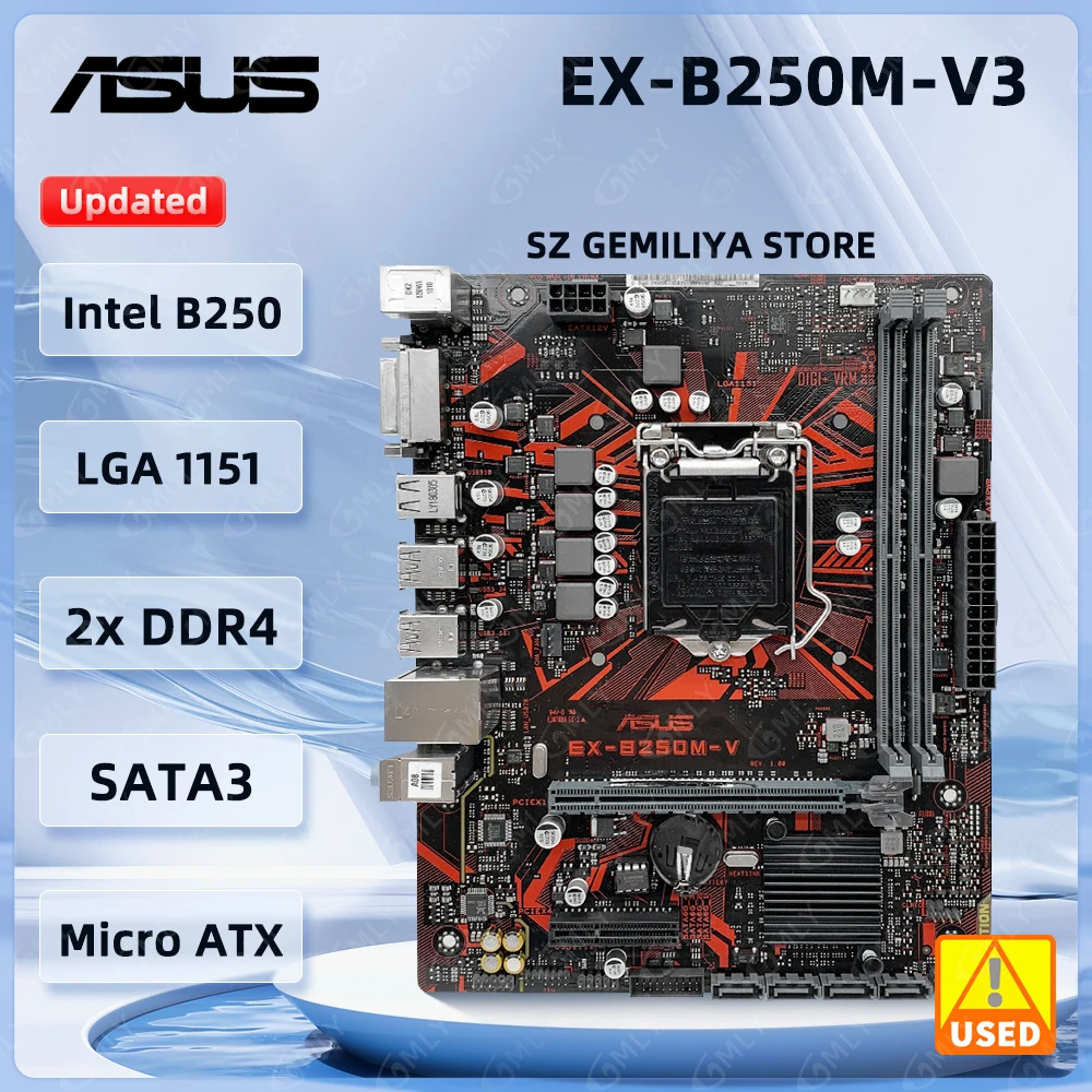 Материнская плата Asus EX-B250M-V3 Intel B250 LGA 1151 DDR4 32 ГБ с поддержкой Core i5-6500 G3930 7100 6400 6600 7500 6700 7700 G4560 б/у
Материнская плата Asus EX-B250M-V3 Intel B250 LGA 1151 DDR4 32 ГБ с поддержкой Core i5-6500 G3930 7100 6400 6600 7500 6700 7700 G4560 б/у