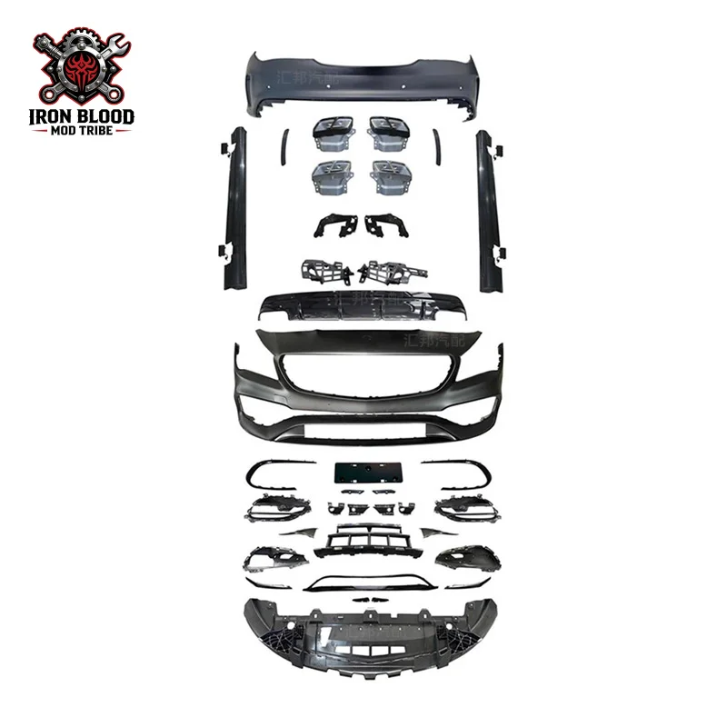 Suitable for Mercedes-Benz CLA-Class W117 Upgrade Modification AMG45 Large Body Kit and Rear Bumpers Front Splitt
Suitable for Mercedes-Benz CLA-Class W117 Upgrade Modification AMG45 Large Body Kit and Rear Bumpers Front Splitt
