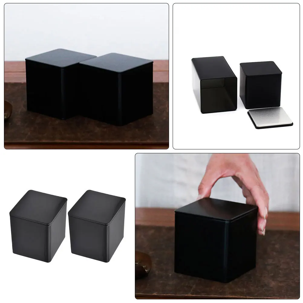 2Pcs Square Tea Canister Tinplate Storage Container Multipurpose Airtight Food Storage Jar Cube Candy Tea Leaf Loose Leaf
2Pcs Square Tea Canister Tinplate Storage Container Multipurpose Airtight Food Storage Jar Cube Candy Tea Leaf Loose Leaf