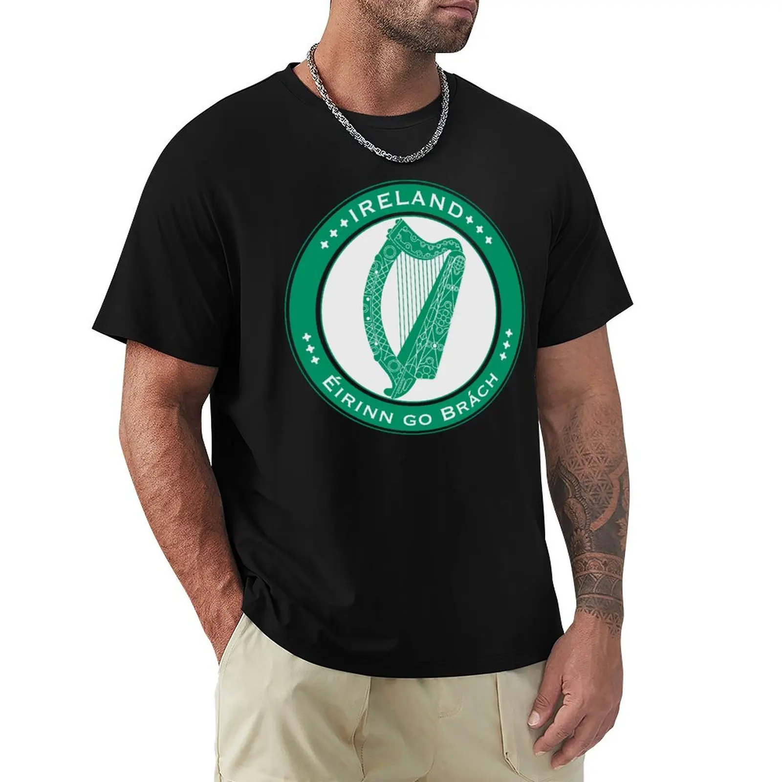 FLAGS AND DEVICES OF THE WORLD - IRELAND T-Shirt Casual Daily Graphic Tee
FLAGS AND DEVICES OF THE WORLD - IRELAND T-Shirt Casual Daily Graphic Tee